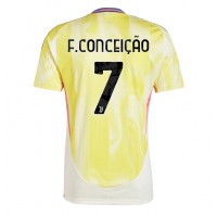 Juventus Francisco Conceicao #7 Vonkajší futbalový dres 2024-25 Krátky Rukáv